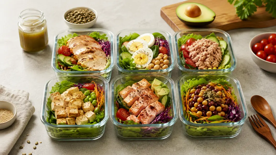 Healthy Protein Sources for Salad Meal Prep